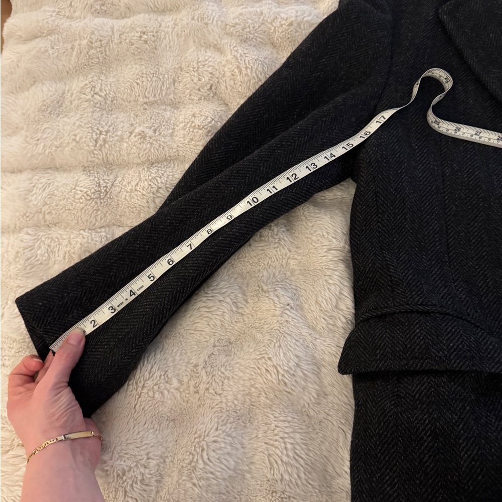 Brooks Brothers Black and Gray Overcoat - Picture 14 of 14